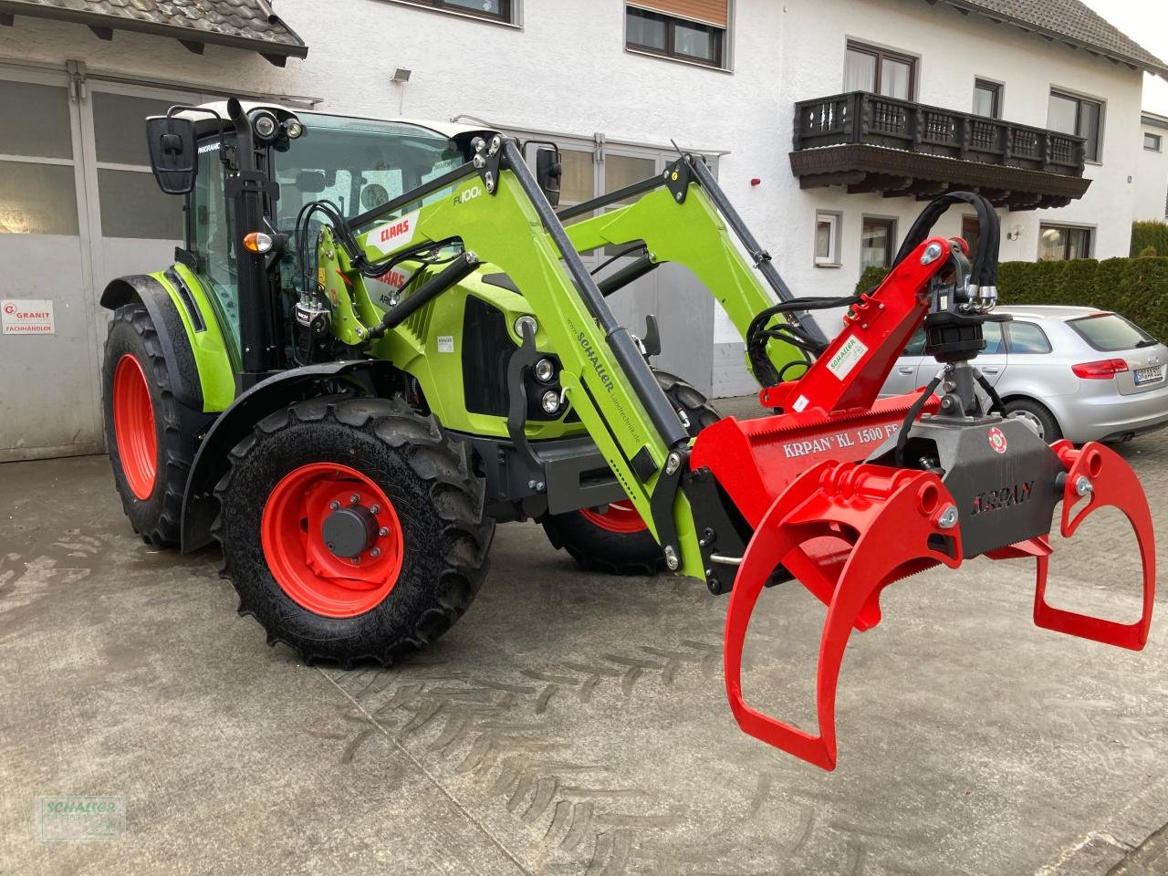 Sonstige Forsttechnik Türe ait Krpan Holz Verladezange KL 1500FF Forstzange f. Euro- und Dreipunktaufnahme, Neumaschine içinde Geiselhöring (resim 10)