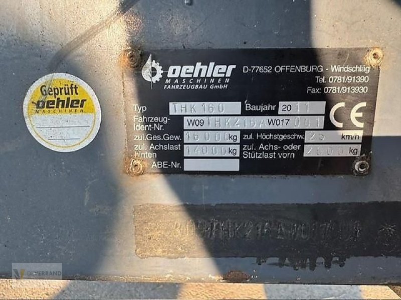 Sonstige Forsttechnik tip Oehler THK 160, Gebrauchtmaschine in Colmar-Berg (Poză 3)