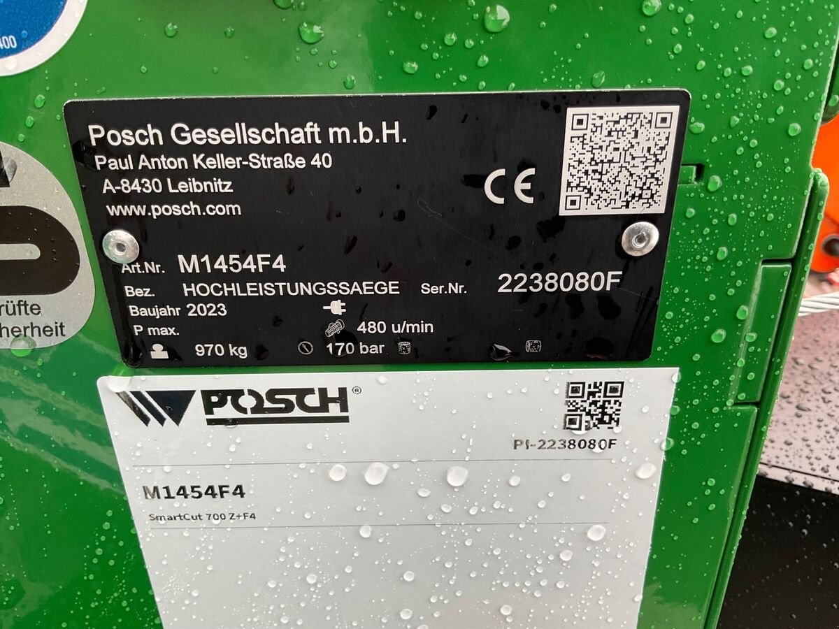 Sonstige Forsttechnik типа Posch SmartCut 700, Gebrauchtmaschine в Zwettl (Фотография 6)