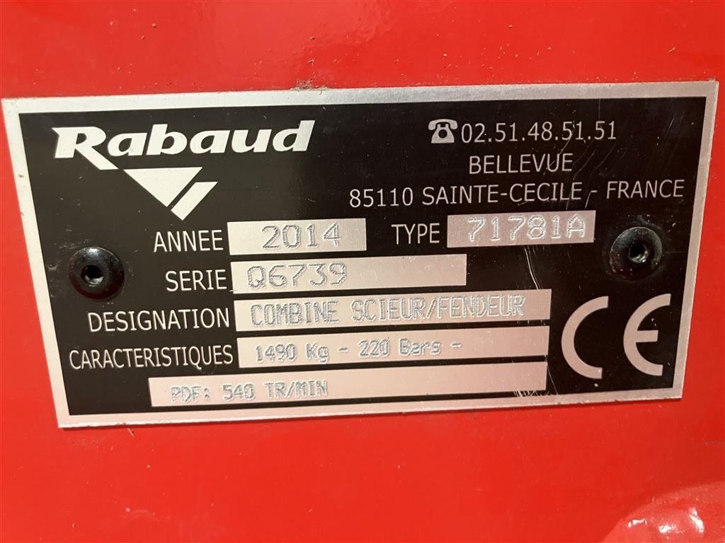 Sonstige Forsttechnik des Typs Rabaud Xylog 390 som ny!, Gebrauchtmaschine in Rødekro (Bild 7)