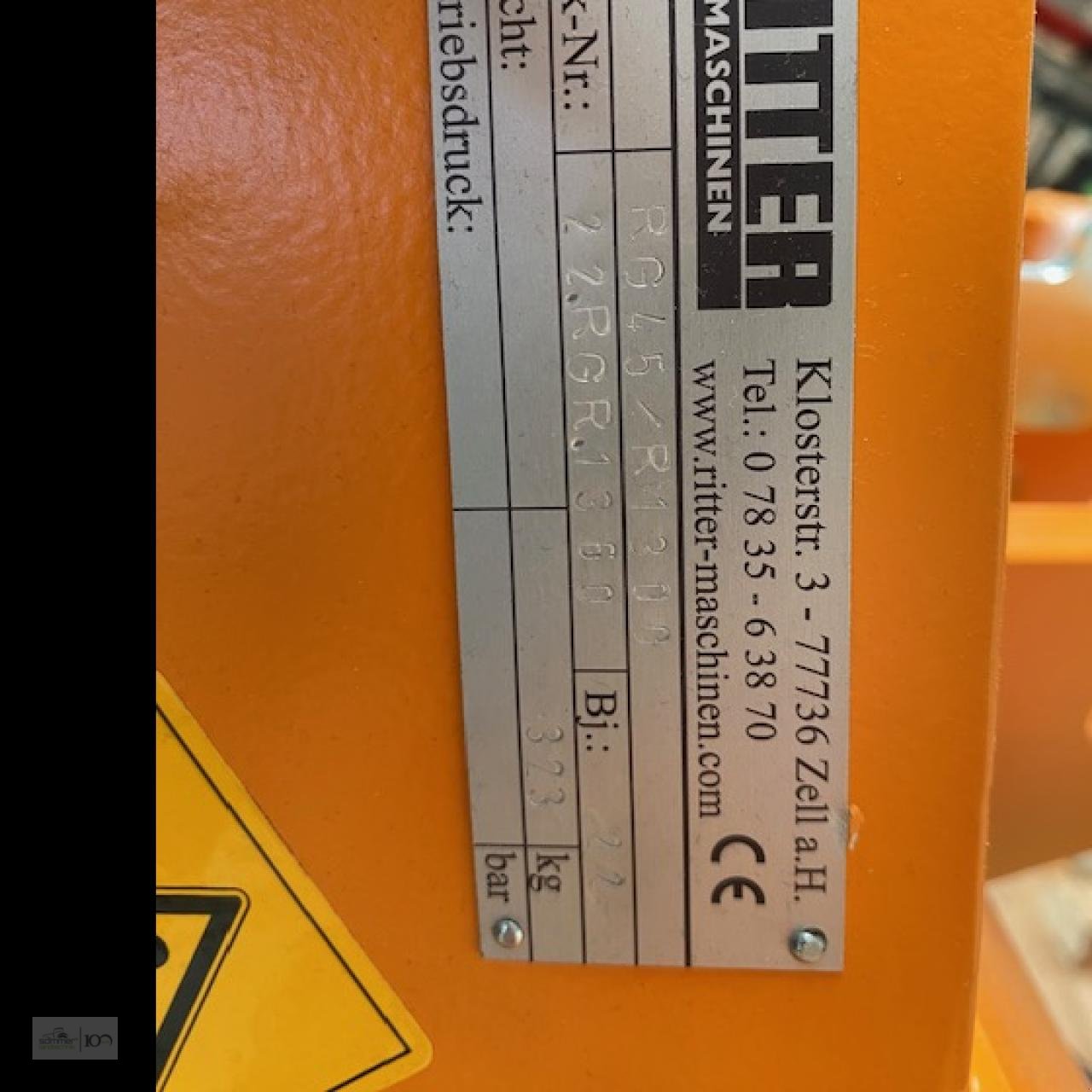 Sonstige Forsttechnik типа Ritter RG45/1300, Neumaschine в Eslohe–Bremke (Фотография 2)