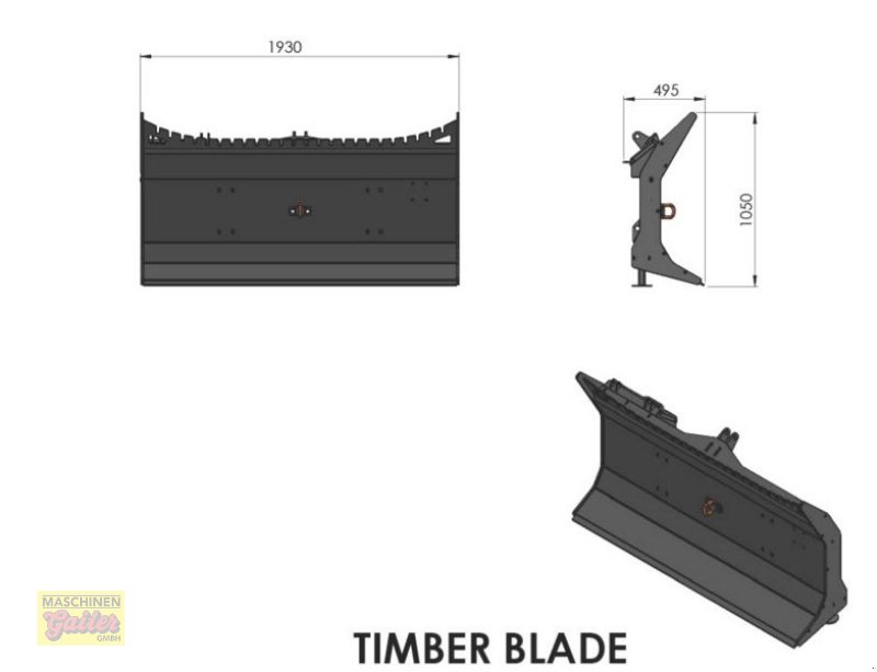 Sonstige Forsttechnik of the type Sonstige BMF Polterschild 190, Neumaschine in Kötschach (Picture 16)