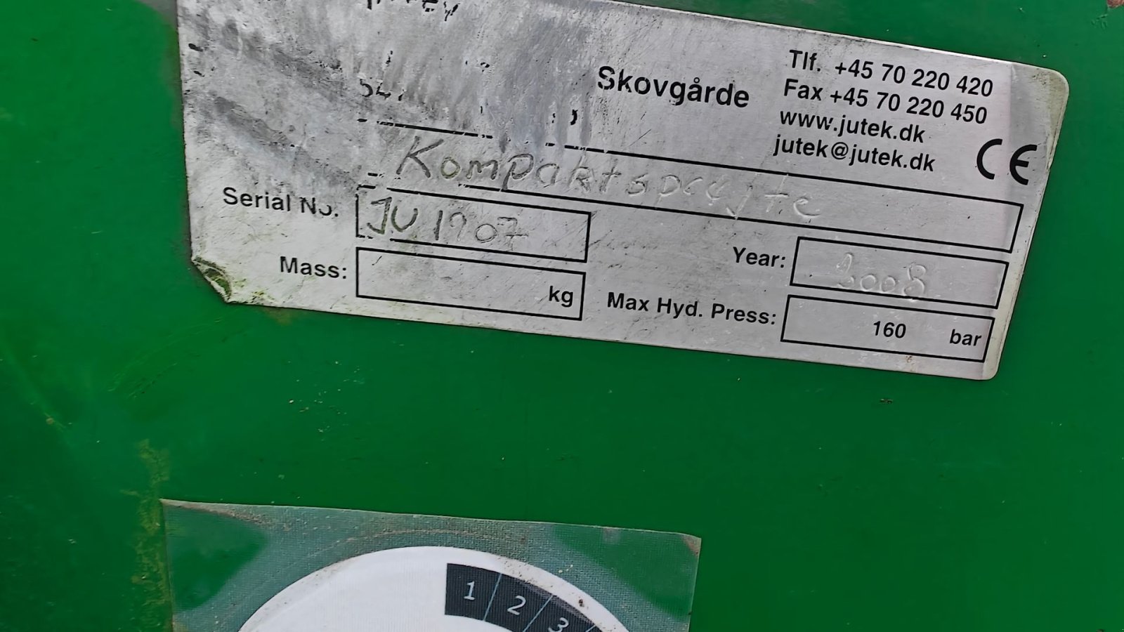 Sonstige Forsttechnik typu Sonstige Kompaktsprøjte Afskærmet sprøjte, Gebrauchtmaschine v Holstebro (Obrázok 6)