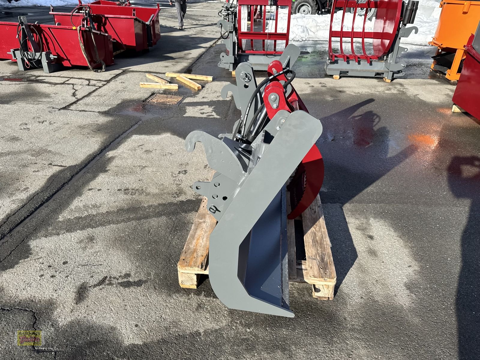 Sonstige Forsttechnik des Typs Sonstige Stekro Polterschild 180cm mit hydr. Niederhalter, Neumaschine in Kötschach (Bild 11)