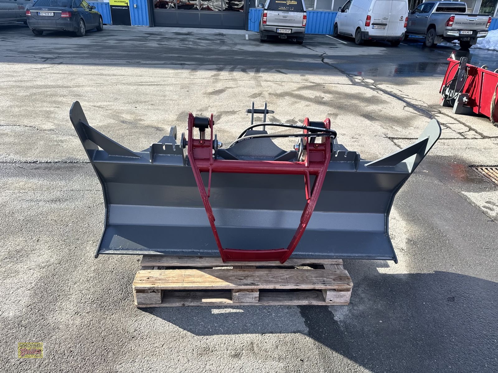 Sonstige Forsttechnik des Typs Sonstige Stekro Polterschild 180cm mit hydr. Niederhalter, Neumaschine in Kötschach (Bild 8)