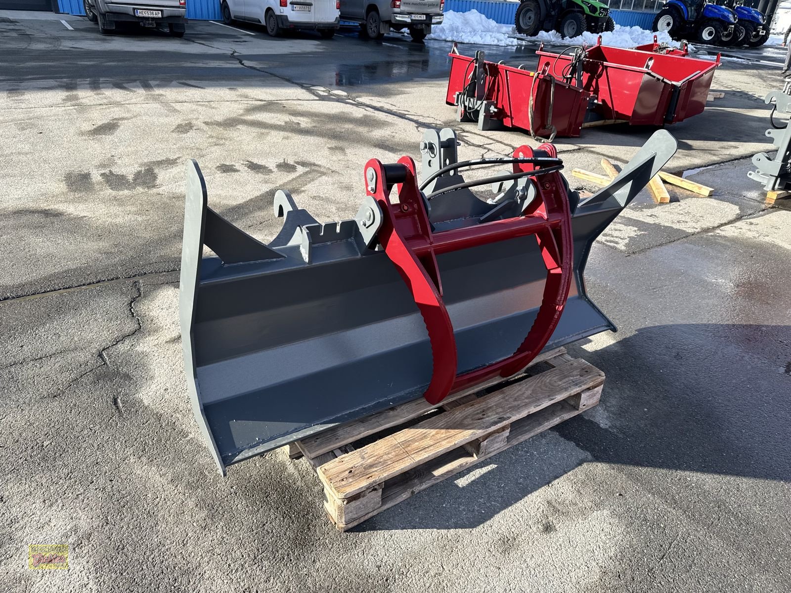 Sonstige Forsttechnik des Typs Sonstige Stekro Polterschild 180cm mit hydr. Niederhalter, Neumaschine in Kötschach (Bild 9)