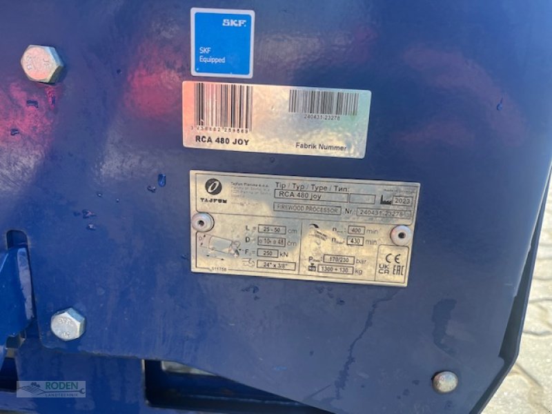 Sonstige Forsttechnik типа Tajfun RCA 480 JOY, Gebrauchtmaschine в Lensahn (Фотография 8)