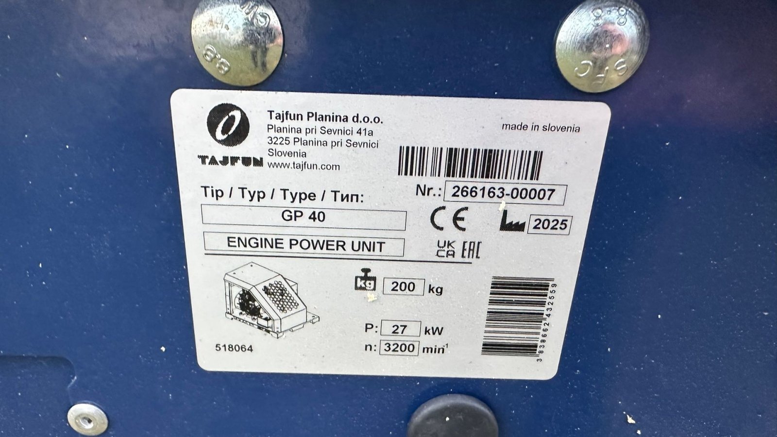 Sonstige Forsttechnik Türe ait Tajfun RCA PRO 500 HY Demo, Gebrauchtmaschine içinde Holstebro (resim 10)