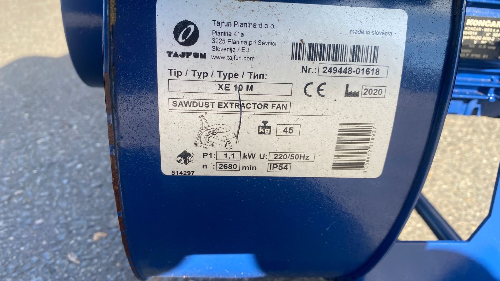 Sonstige Forsttechnik типа Tajfun Spånsuger FAN XE 10 M - 220 Volt, Gebrauchtmaschine в Holstebro (Фотография 3)