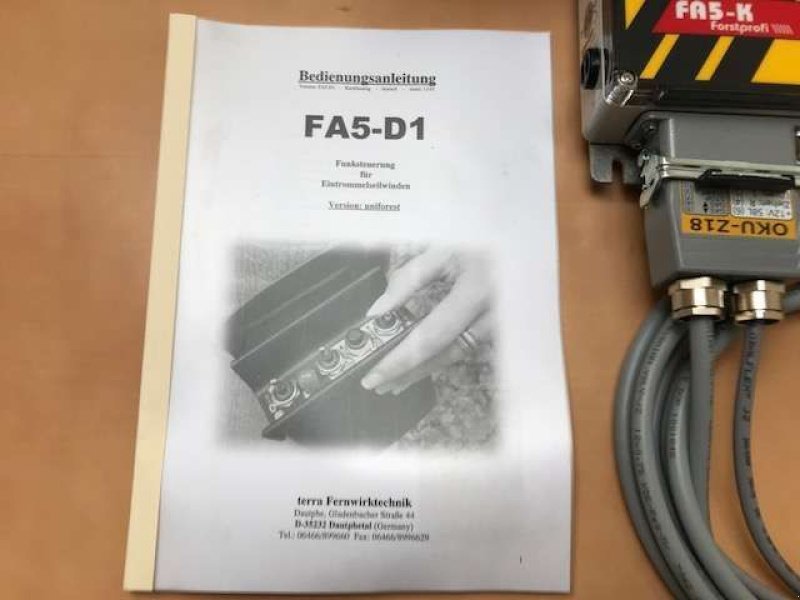 Sonstige Forsttechnik typu Terra FA5-K1 mit Kippsensor Profi Seilwindenfunk, Neumaschine v Tamsweg (Obrázok 12)