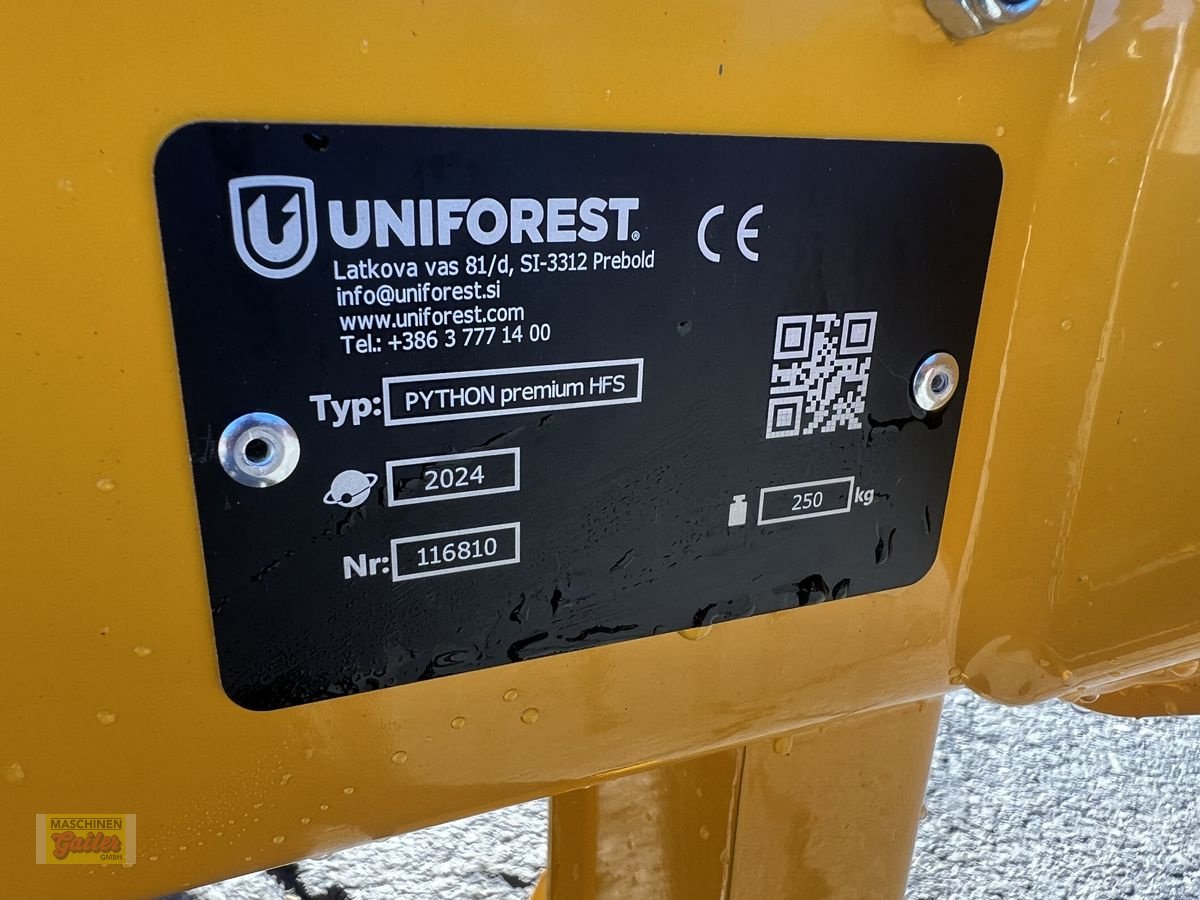 Sonstige Forsttechnik a típus Uniforest Python Premium HFS - Vollausstattung, Neumaschine ekkor: Kötschach (Kép 8)