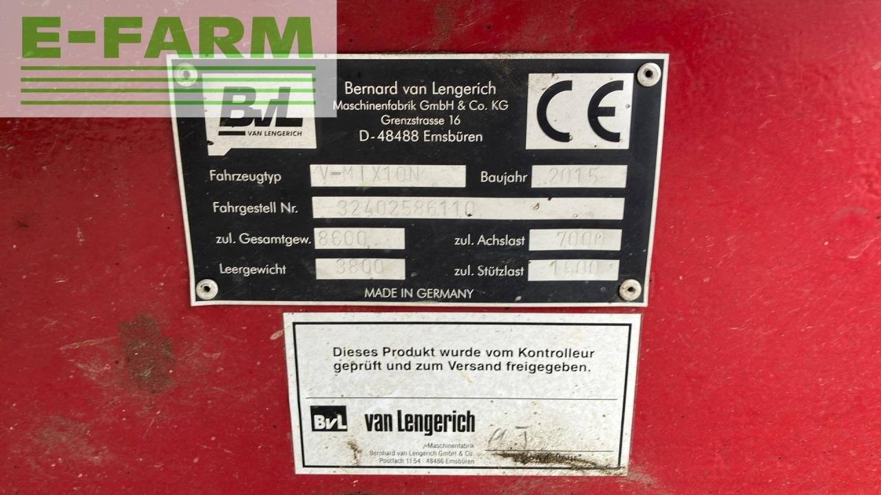 Sonstige Fütterungstechnik of the type BVL V-MIX 10N, Gebrauchtmaschine in REDLHAM (Picture 10)