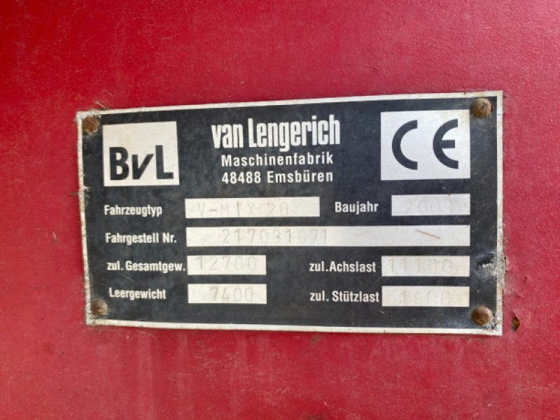 Sonstige Fütterungstechnik van het type BVL V-MIX20, Gebrauchtmaschine in Hemmet (Foto 1)
