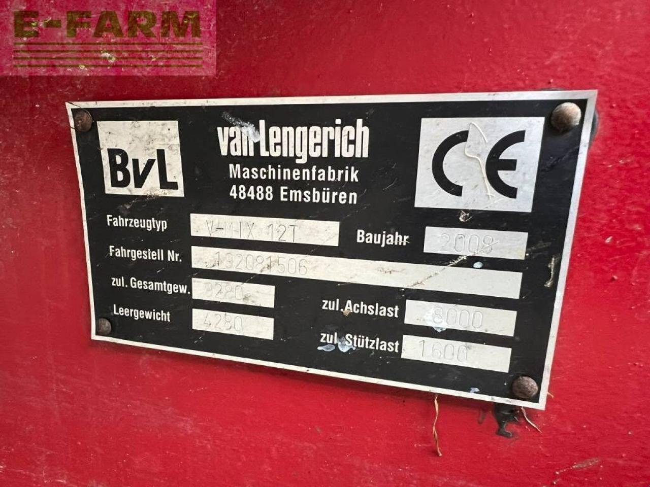 Sonstige Fütterungstechnik typu BVL van lengerich v-mix 12 t plus, Gebrauchtmaschine v ag BROEKLAND (Obrázek 8)