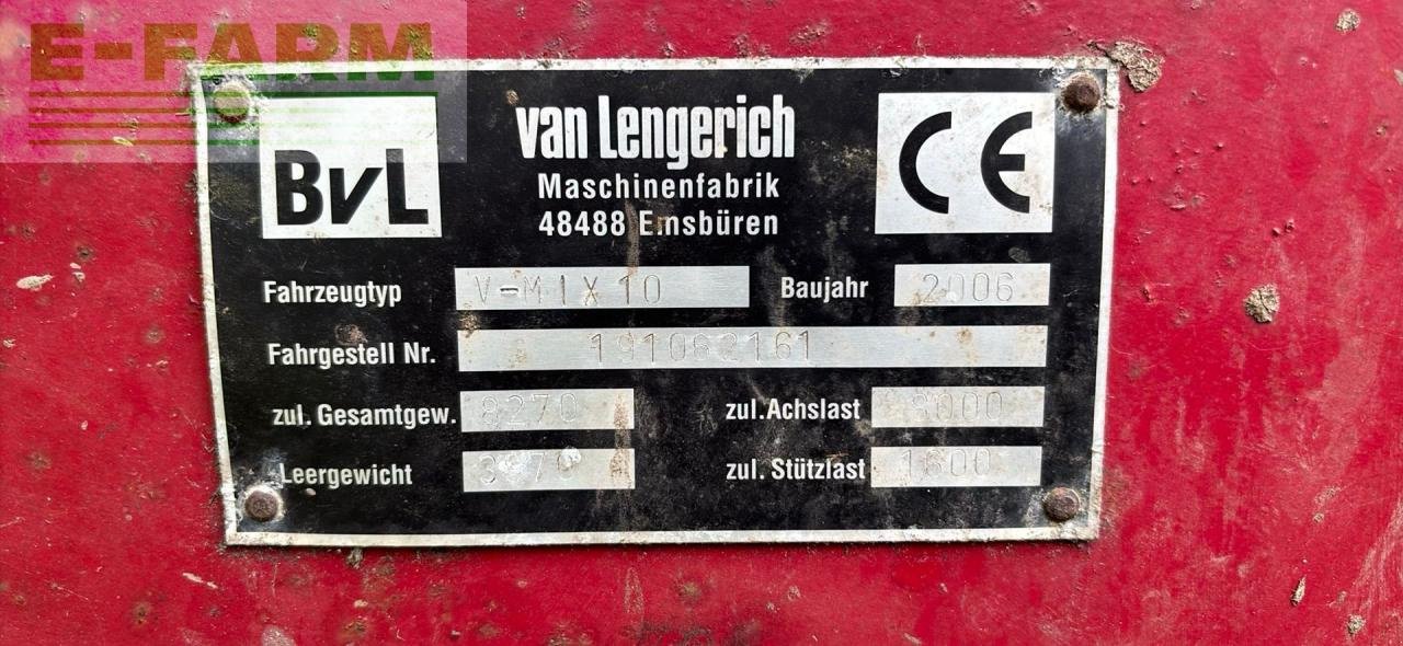 Sonstige Fütterungstechnik типа BVL VMix 10 Plus, Gebrauchtmaschine в Hamburg (Фотография 10)