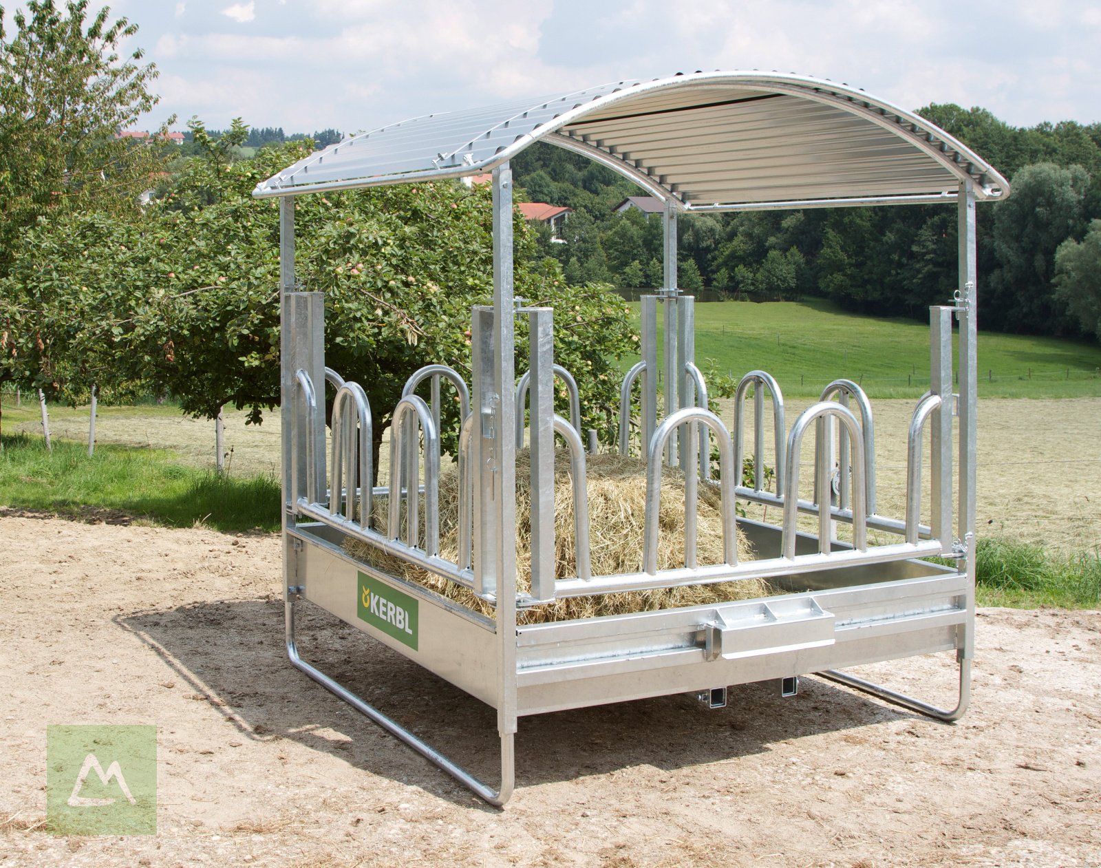 Sonstige Fütterungstechnik of the type Kerbl Kerbl Viereckraufe mit Palisadenfressgitter (kostenlose Lieferung), Neumaschine in Weiz (Picture 2)