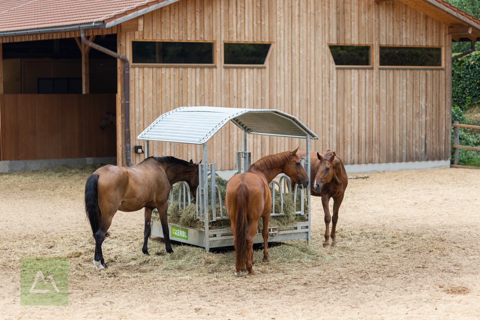 Sonstige Fütterungstechnik of the type Kerbl Kerbl Viereckraufe mit Palisadenfressgitter (kostenlose Lieferung), Neumaschine in Weiz (Picture 4)