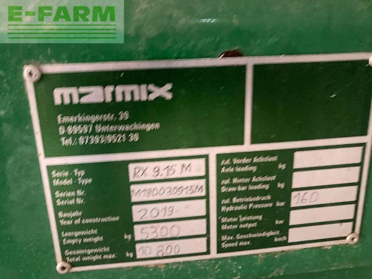 Sonstige Fütterungstechnik typu Marmix rx 9.15, Gebrauchtmaschine v gg VEGHEL (Obrázek 7)