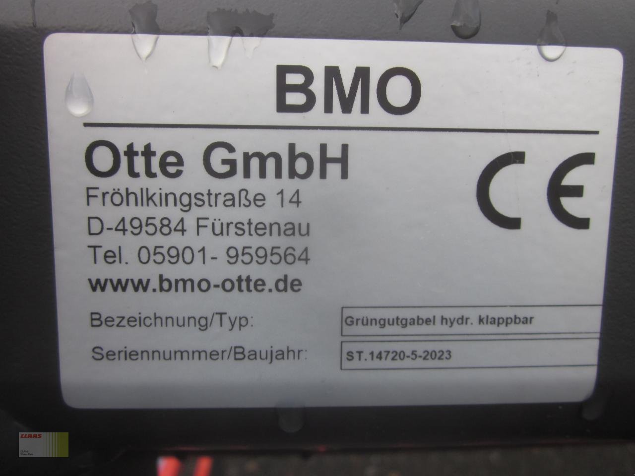 Sonstige Fütterungstechnik typu Sonstige BMO Grüngutgabel 4800 (4.80 m), NEU !, Neumaschine w Molbergen (Zdjęcie 7)
