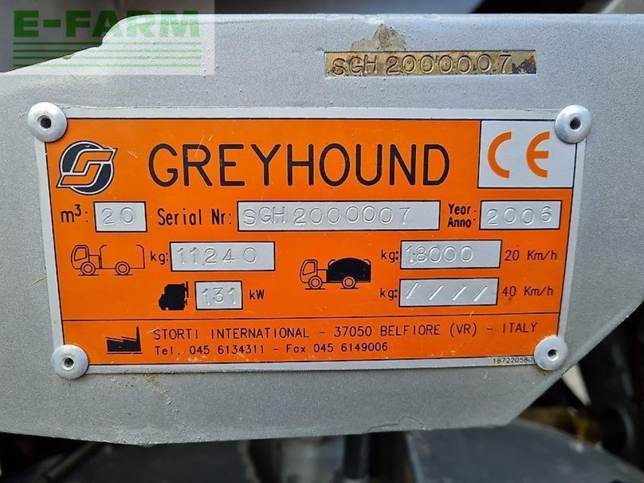 Sonstige Fütterungstechnik of the type Storti greyhound 20 m3 horizontaal zelfrijder, Gebrauchtmaschine in gg VEGHEL (Picture 11)