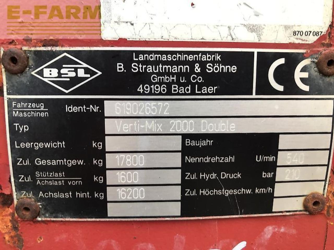 Sonstige Fütterungstechnik typu Strautmann verti-mix 2000 double, Gebrauchtmaschine v gg VEGHEL (Obrázek 20)