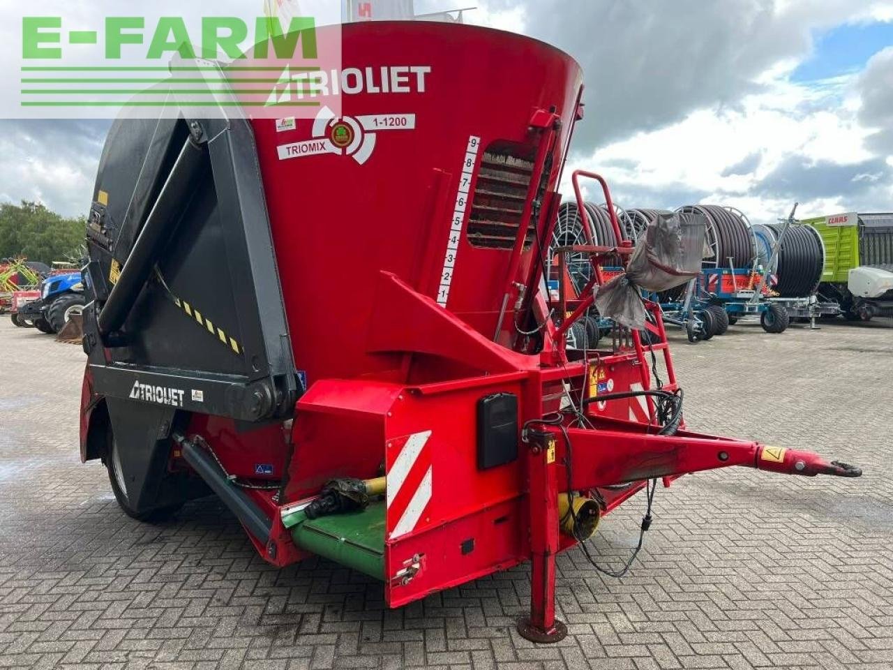 Sonstige Fütterungstechnik типа Trioliet triomix 1-1200 voermengwagen, Gebrauchtmaschine в ag BROEKLAND (Фотография 7)