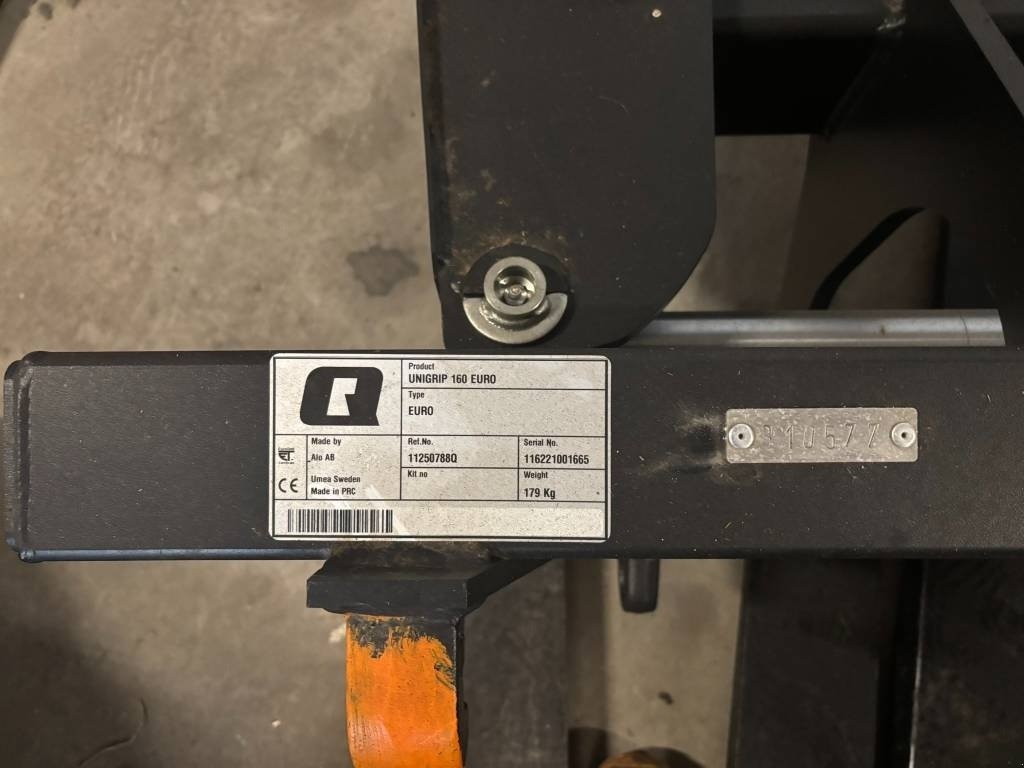 Sonstige Gartentechnik & Kommunaltechnik typu Alö / Quick Unigrip 160 Euro beslag, Gebrauchtmaschine v Ribe (Obrázek 3)