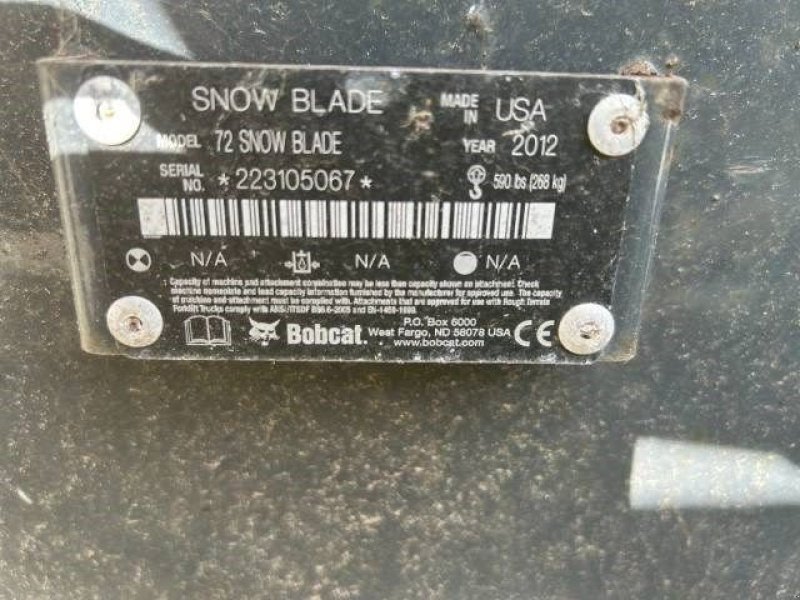 Sonstige Gartentechnik & Kommunaltechnik typu Bobcat Sneeuwbalde, Gebrauchtmaschine w Roosendaal (Zdjęcie 4)