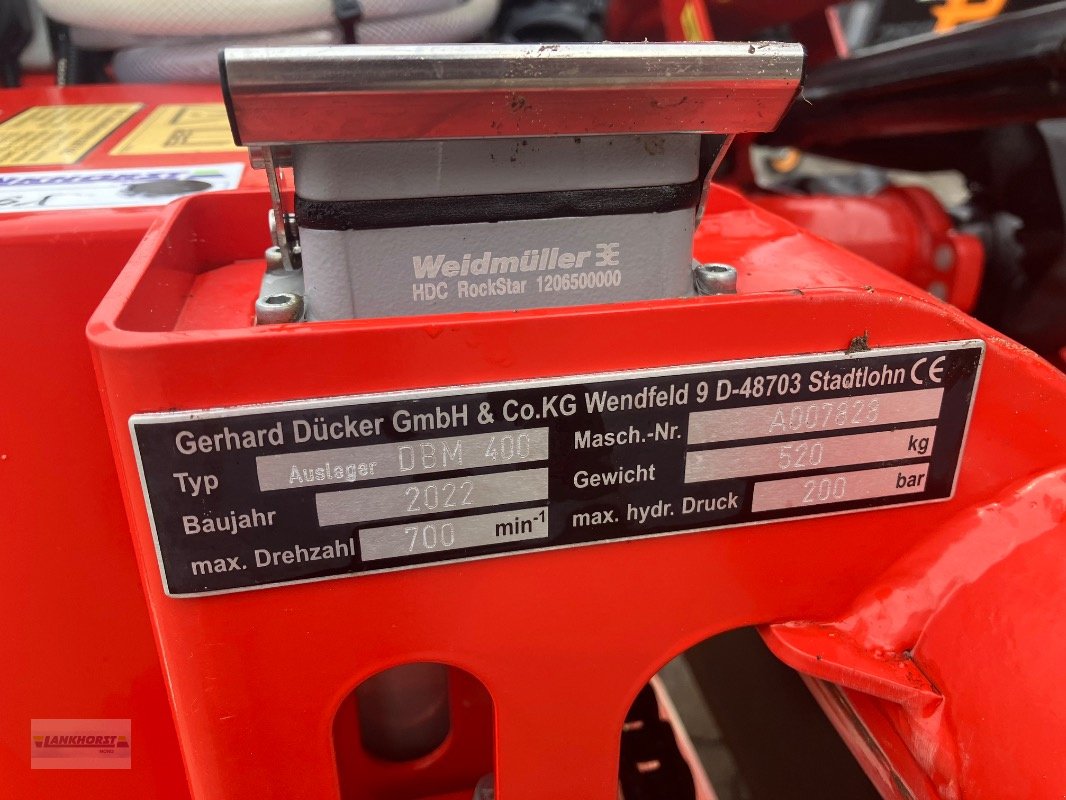 Sonstige Gartentechnik & Kommunaltechnik of the type Dücker DBM 400, Gebrauchtmaschine in Aurich (Picture 10)