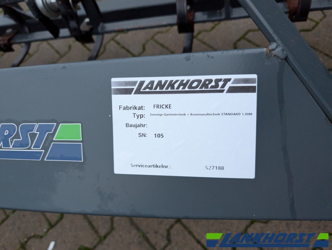 Sonstige Gartentechnik & Kommunaltechnik typu Fricke Reitbahnplaner 1,80m, Neumaschine v Neuenkirchen / Bramsche (Obrázek 6)