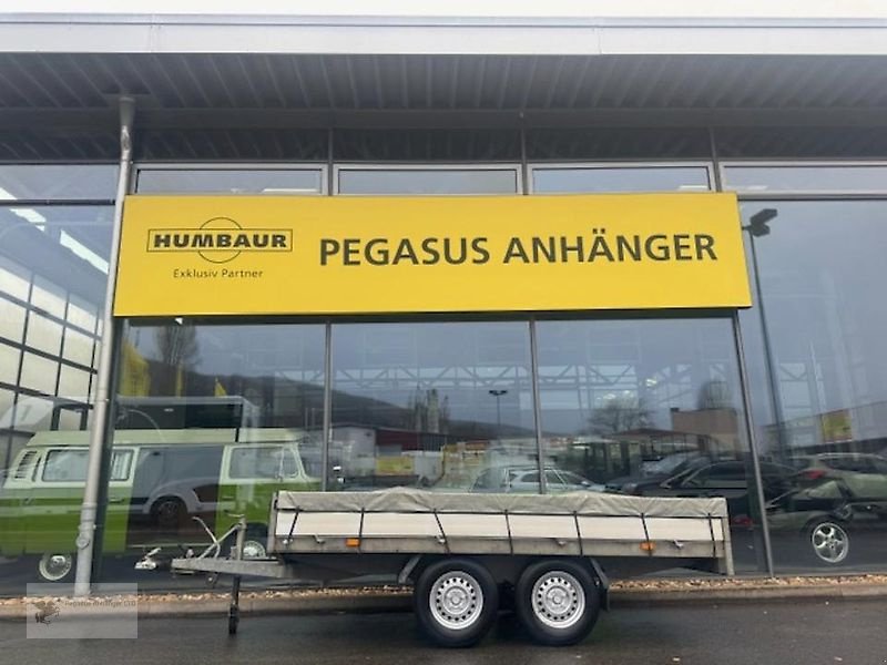 Sonstige Gartentechnik & Kommunaltechnik Türe ait Hapert TA Kastenanhänger PKW Anhänger Tandem 2,5t. Flachplane, Gebrauchtmaschine içinde Gevelsberg (resim 1)