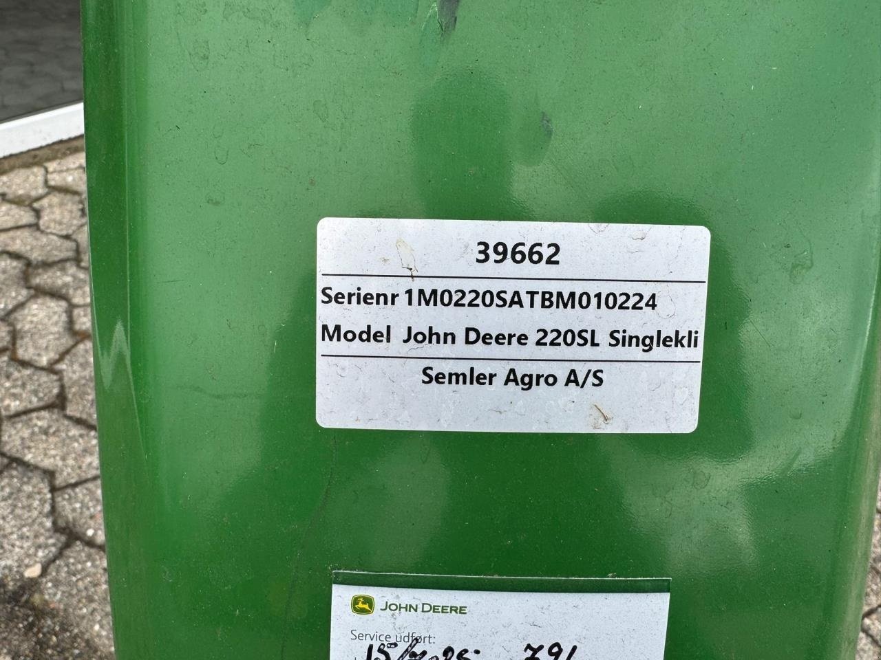 Sonstige Gartentechnik & Kommunaltechnik Türe ait John Deere 220 SL SINGLELKLIPPE, Gebrauchtmaschine içinde Trige (resim 2)