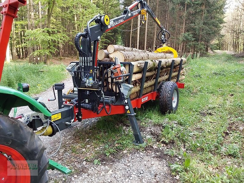 Sonstige Gartentechnik & Kommunaltechnik typu Källefall Rückewagen Rückehänger FB30D mit Forstkran FB 42L, Neumaschine v Schlettau (Obrázek 5)