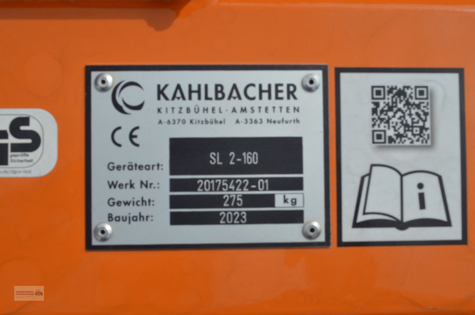 Sonstige Gartentechnik & Kommunaltechnik des Typs Kahlbacher SL2-160, Neumaschine in Traunreut (Bild 7)