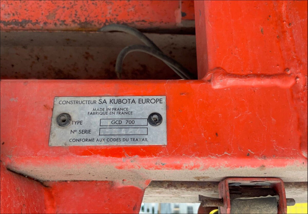 Sonstige Gartentechnik & Kommunaltechnik typu Kubota GCD 700, Gebrauchtmaschine v Zwettl (Obrázek 12)