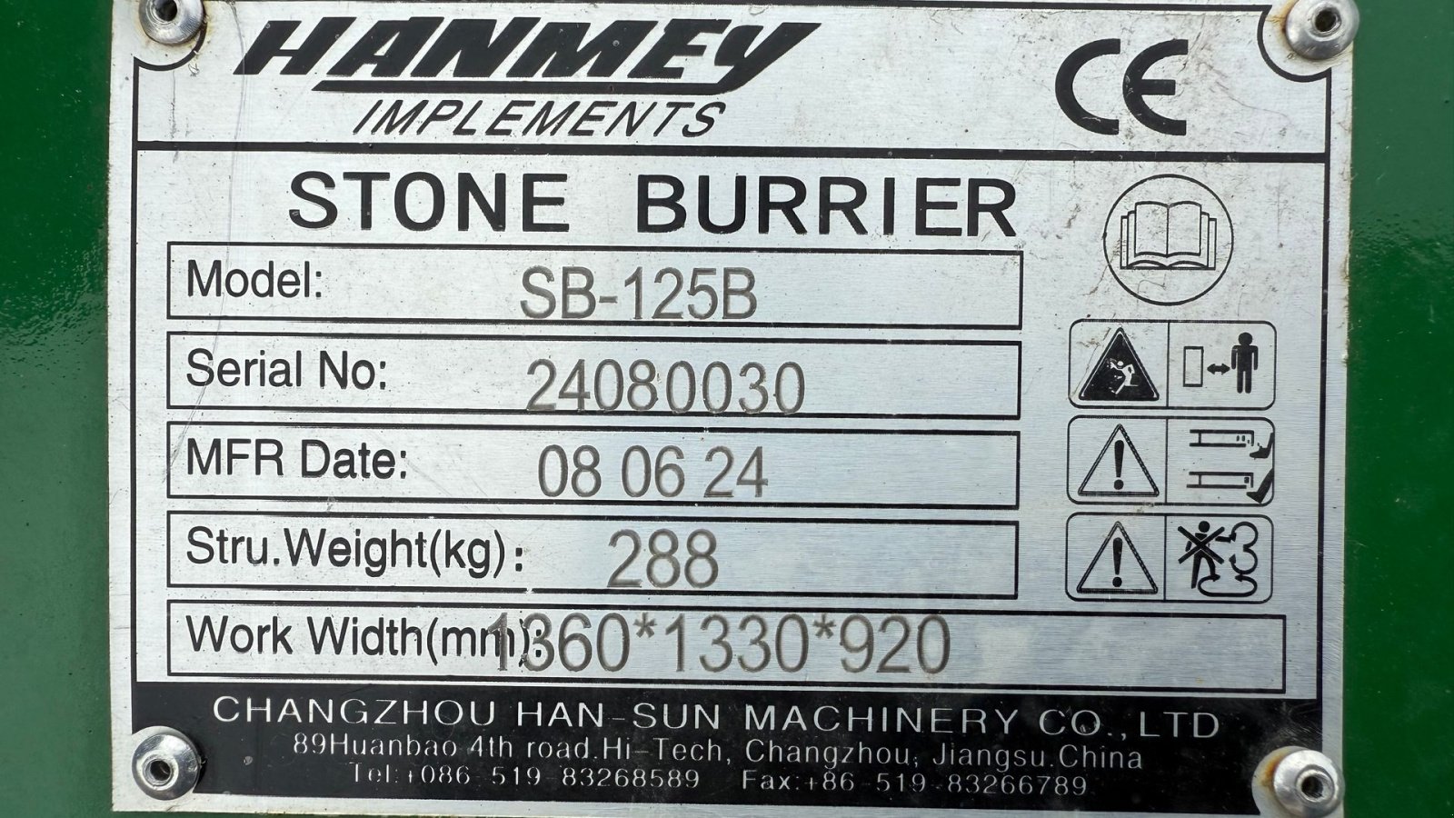 Sonstige Gartentechnik & Kommunaltechnik typu L-Tec SB 125 stennedlægningsfræser, Gebrauchtmaschine v Gjerlev J. (Obrázek 6)