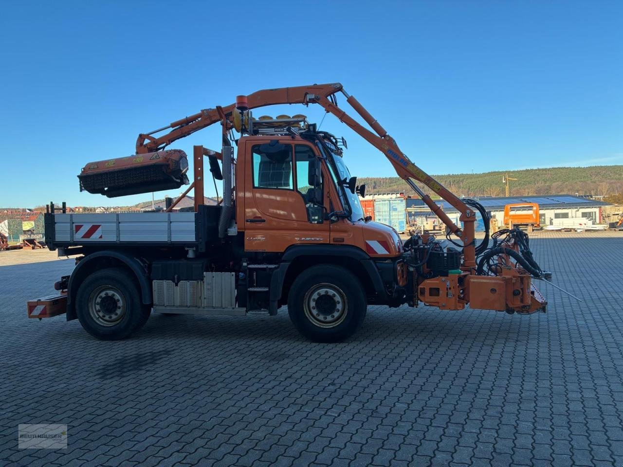 Sonstige Gartentechnik & Kommunaltechnik des Typs Mercedes-Benz Unimog U 427 mit Mulag Kombinationmähwerk MKM 700, Gebrauchtmaschine in Hagelstadt (Bild 11)