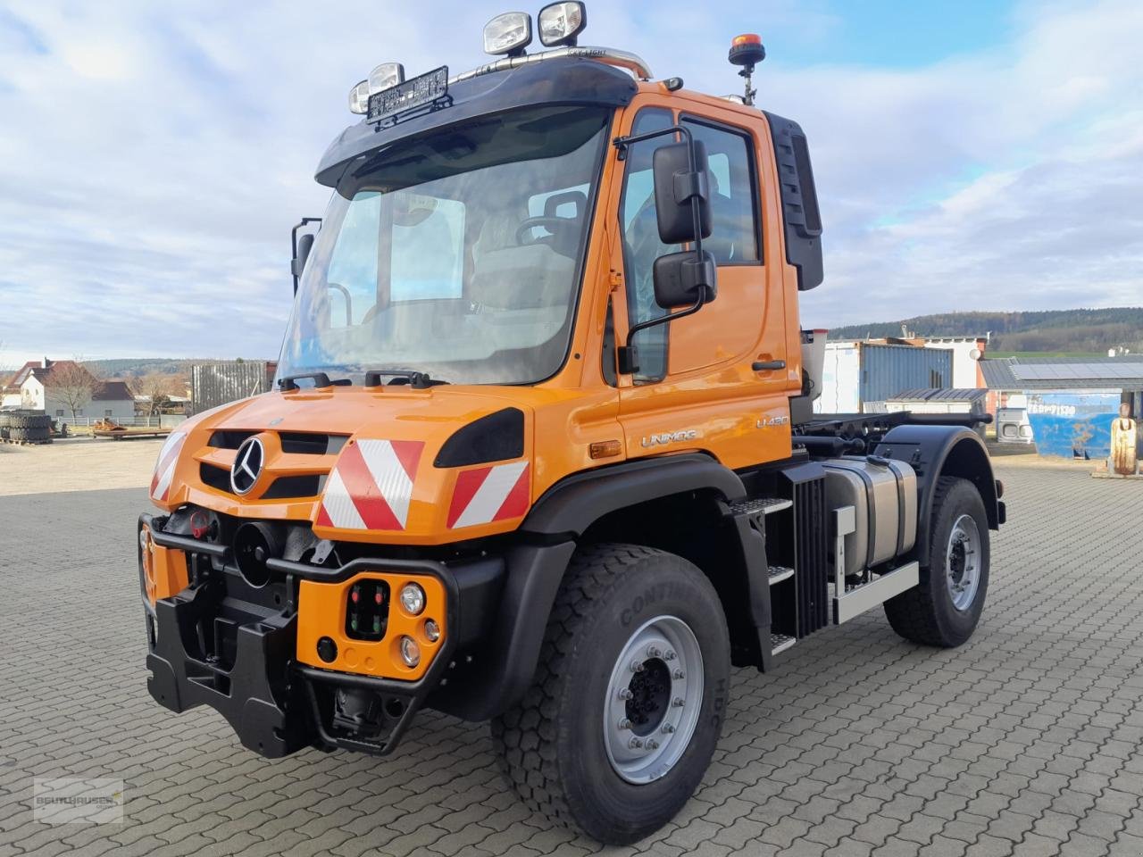 Sonstige Gartentechnik & Kommunaltechnik tipa Mercedes-Benz Unimog U 430 mit Jotha Absetzer CombiCon 5018 U, Gebrauchtmaschine u Hagelstadt (Slika 1)