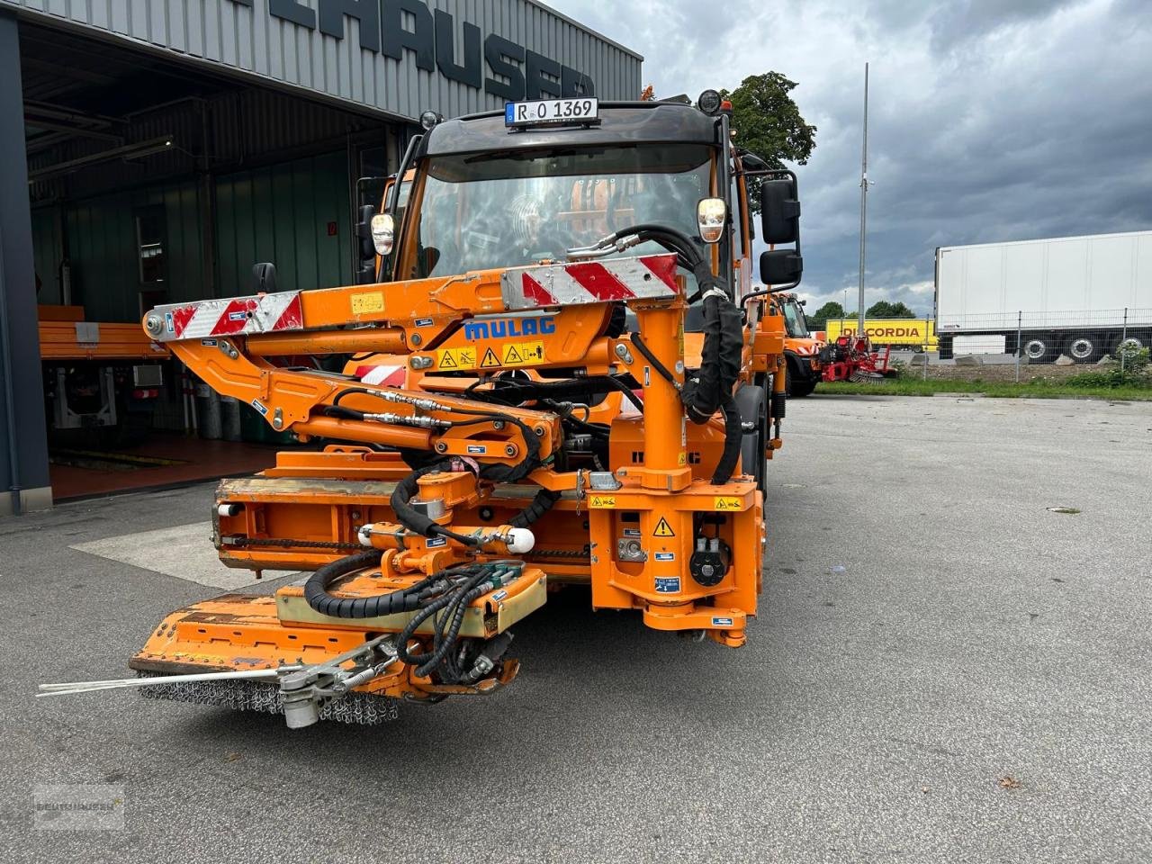 Sonstige Gartentechnik & Kommunaltechnik typu Mercedes-Benz Unimog U 430 mit Mulag MFK 500 + SB 500, Gebrauchtmaschine v Hengersberg (Obrázek 2)
