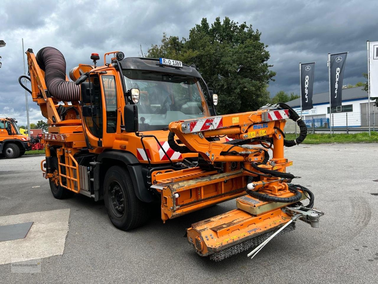 Sonstige Gartentechnik & Kommunaltechnik typu Mercedes-Benz Unimog U 430 mit Mulag MFK 500 + SB 500, Gebrauchtmaschine v Hengersberg (Obrázek 4)
