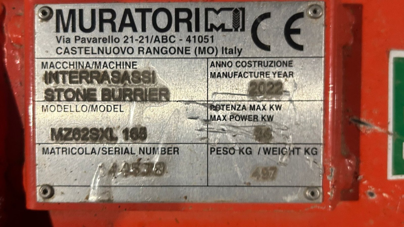 Sonstige Gartentechnik & Kommunaltechnik van het type Muratori mz62SXL-165, Gebrauchtmaschine in Suldrup (Foto 2)