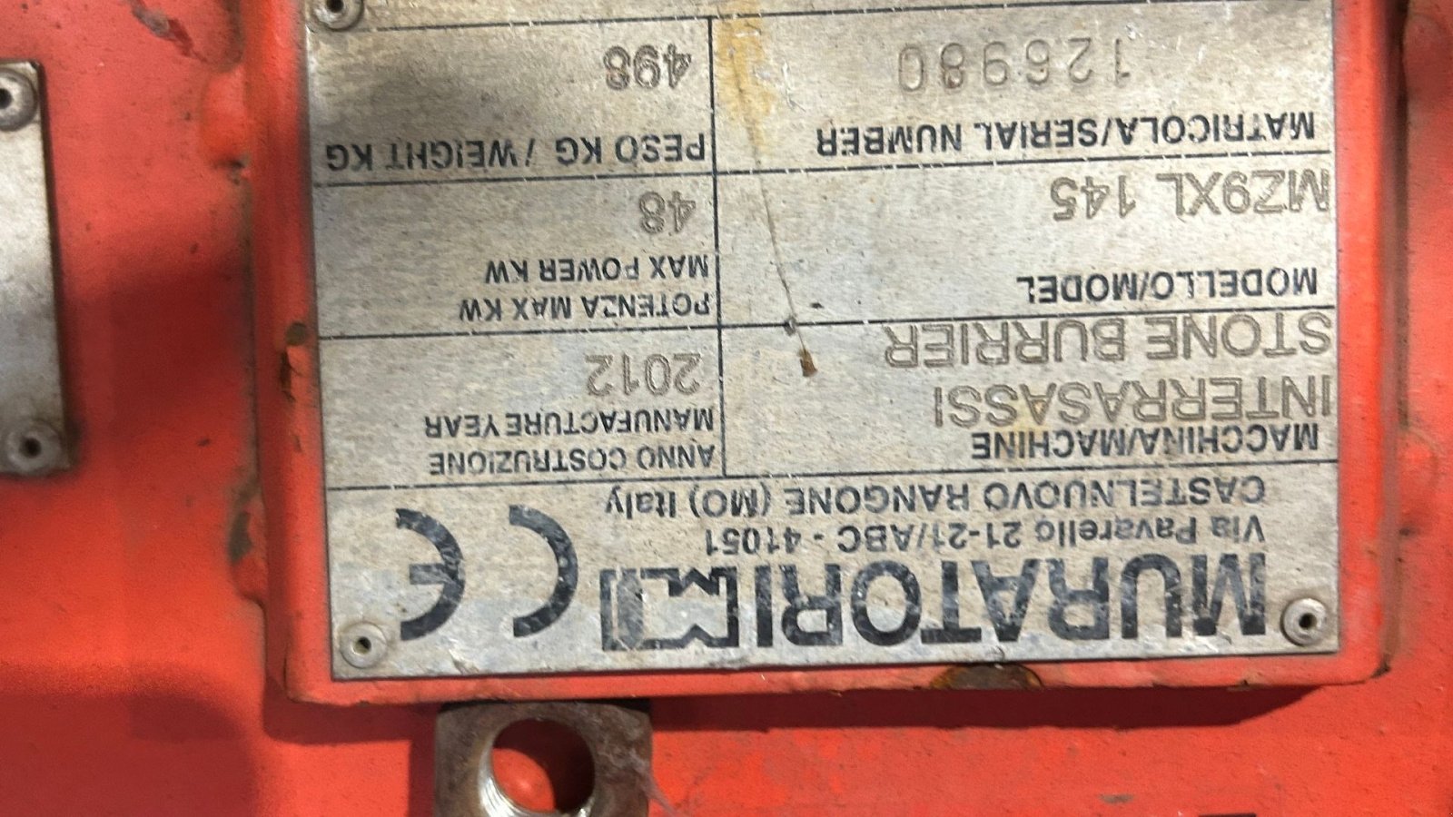 Sonstige Gartentechnik & Kommunaltechnik van het type Muratori MZ9SXL-145, Gebrauchtmaschine in Suldrup (Foto 3)