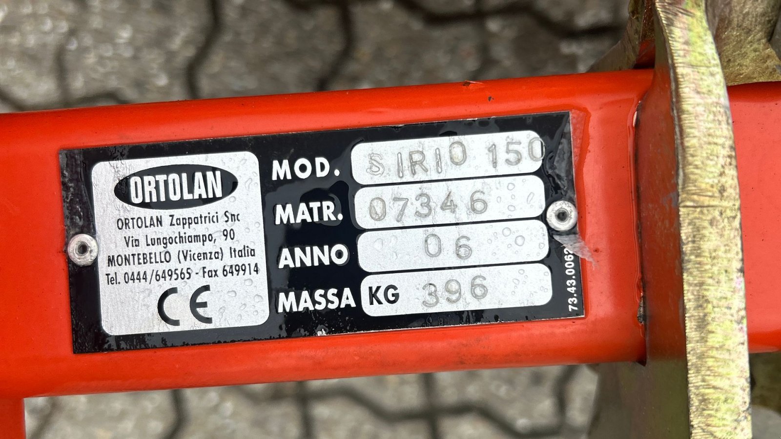 Sonstige Gartentechnik & Kommunaltechnik tip Ortolan Sirio 150cm Ortolan Sirio Rotorharve, Gebrauchtmaschine in Suldrup (Poză 6)