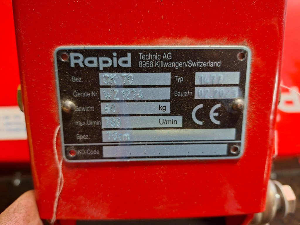 Sonstige Gartentechnik & Kommunaltechnik typu Rapid OK 70 Mulcher, Neumaschine v Chur (Obrázek 3)