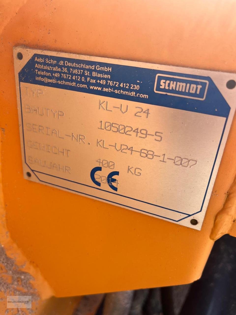 Sonstige Gartentechnik & Kommunaltechnik typu Schmidt Schmidt Schneeplfug Keil-Vario KLV 24, Gebrauchtmaschine v Weimar (Obrázek 6)