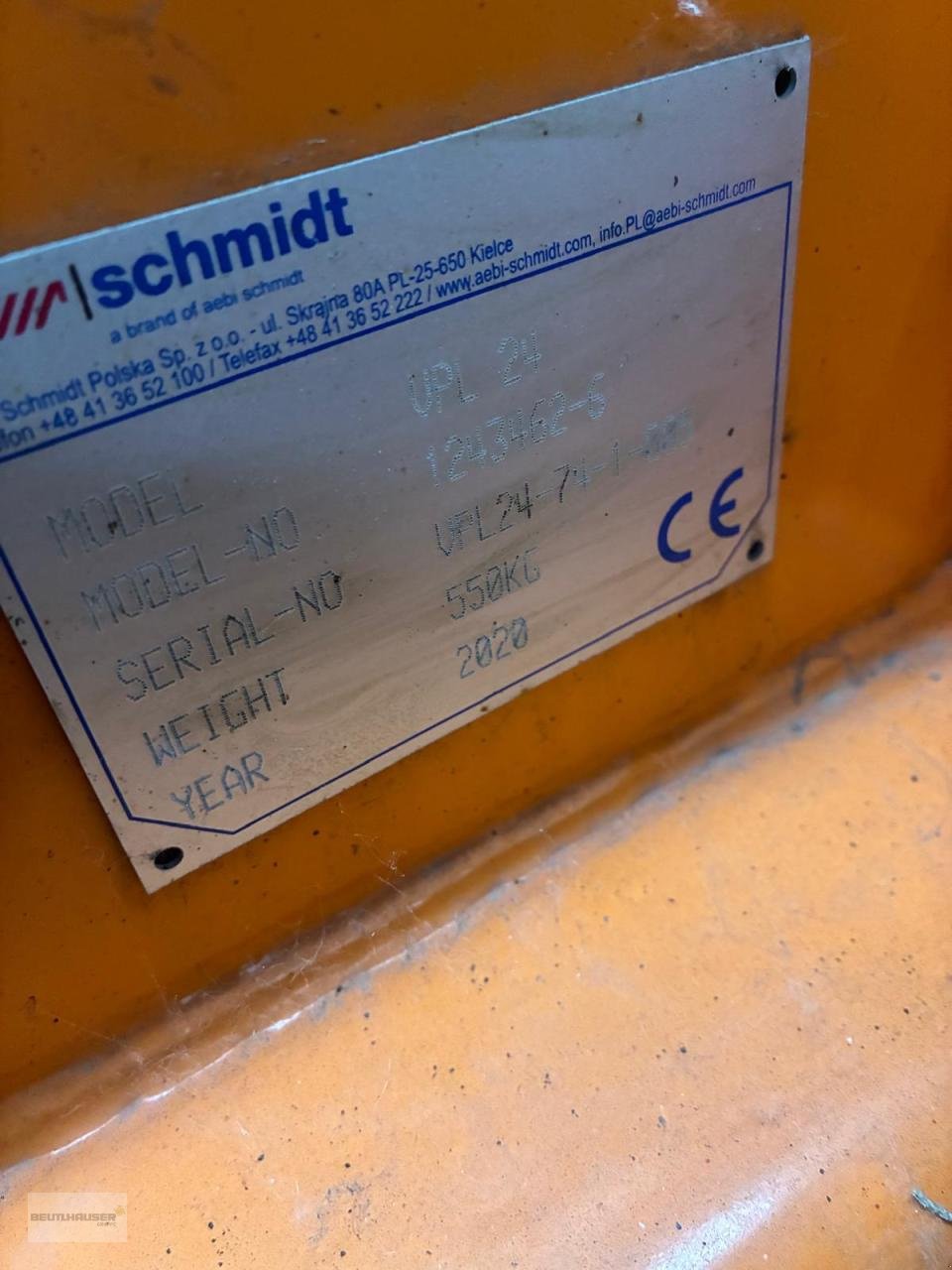 Sonstige Gartentechnik & Kommunaltechnik a típus Schmidt Schneepflug Tellefsdal Keil Vario VPL 24, Gebrauchtmaschine ekkor: Hagelstadt (Kép 9)