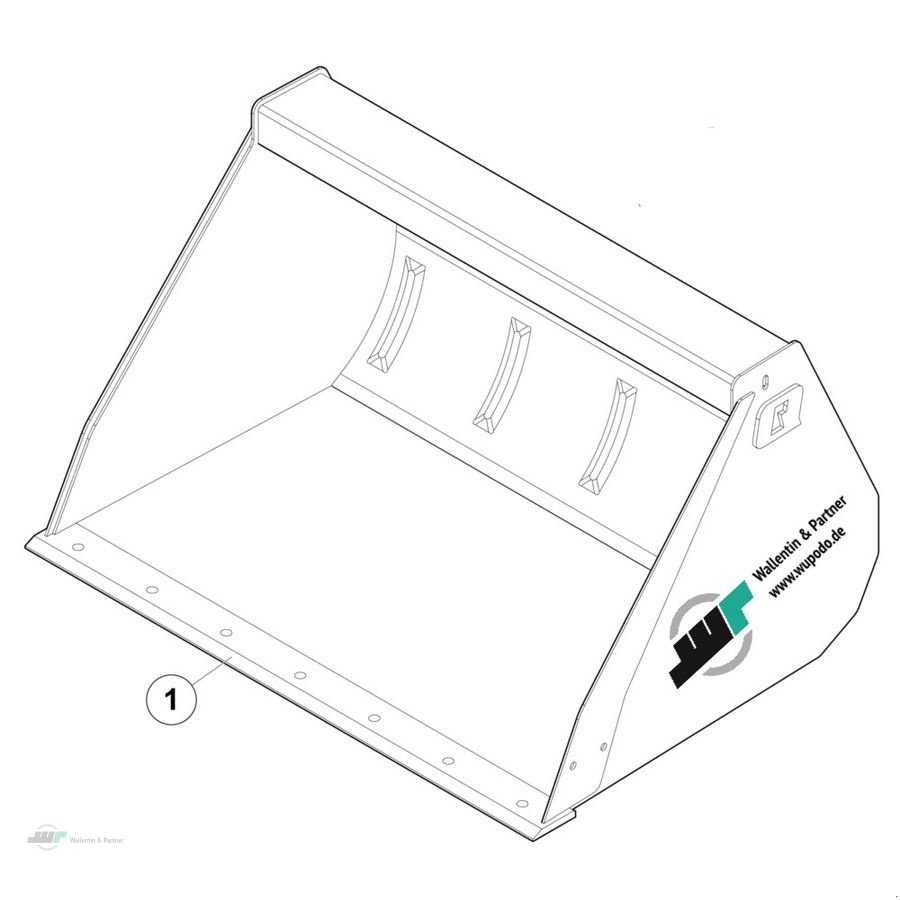 Sonstige Gartentechnik & Kommunaltechnik des Typs Sonstige ALÖ Frontladerschaufel 0,90 m - 1,60 m, Neumaschine in Wesenberg (Bild 4)