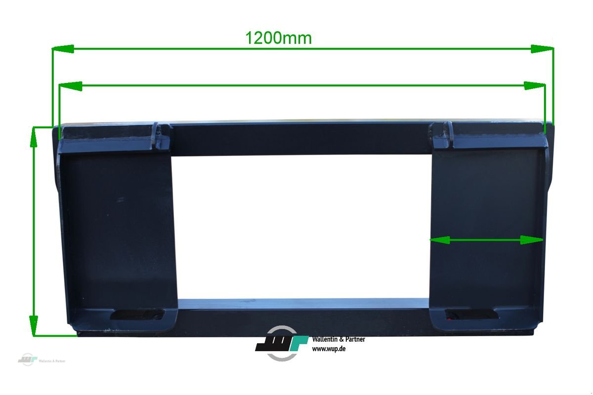 Sonstige Gartentechnik & Kommunaltechnik des Typs Sonstige Ballenspieß Skid Steer Aufnahme 1,20 m, Neumaschine in Wesenberg (Bild 5)