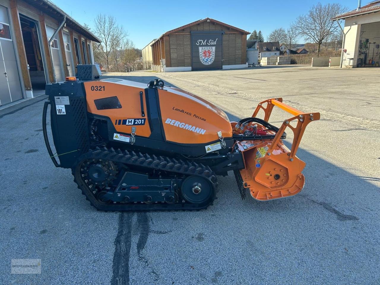 Sonstige Gartentechnik & Kommunaltechnik del tipo Sonstige Bergmann Mähraupe M 201 mit Zubehör, Gebrauchtmaschine en Hagelstadt (Imagen 4)