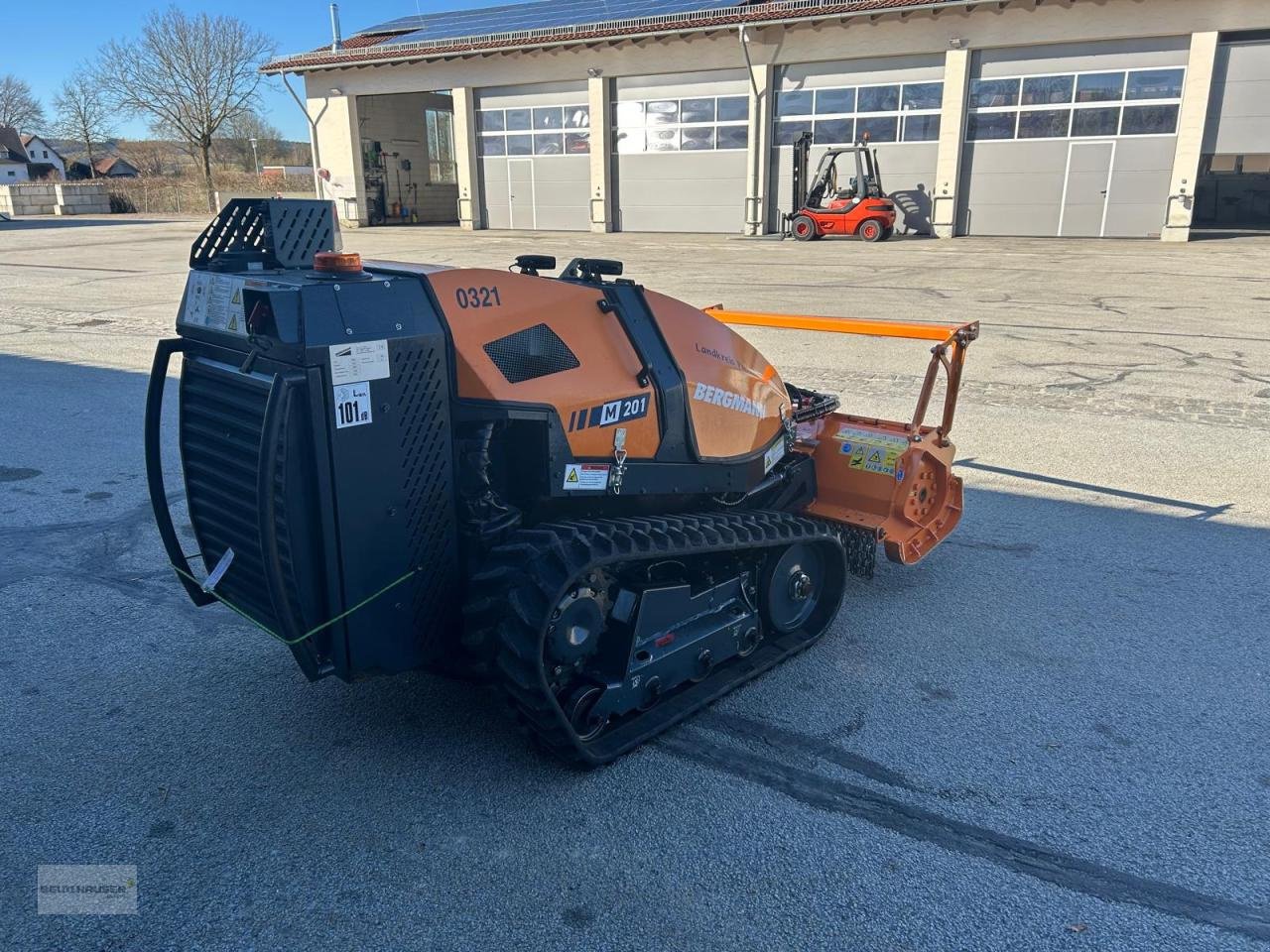 Sonstige Gartentechnik & Kommunaltechnik del tipo Sonstige Bergmann Mähraupe M 201 mit Zubehör, Gebrauchtmaschine en Hagelstadt (Imagen 5)